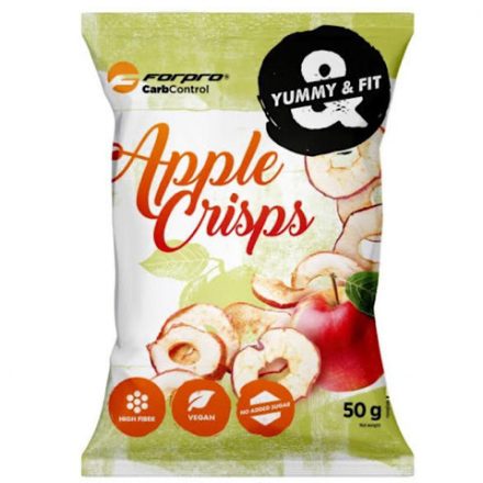 Forpro Dried Apple Chips, almaszirom, 50g