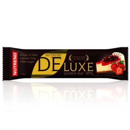 Nutrend Deluxe fehérje szelet 60g - Strawberry Cheescake