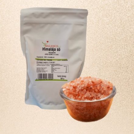 Himalája só, rózsaszín, aprószemű 500g (1-2 mm)