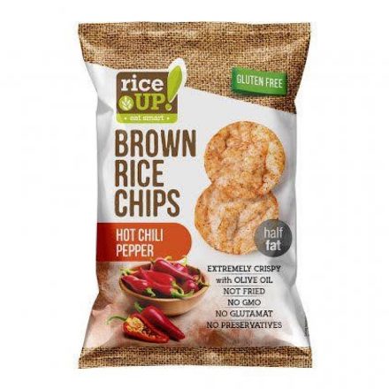 Rice up, csípős chili ízű rizs chips, 60g