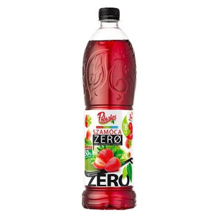 Pölöskei szörp, ZERO, szamóca ízű,1 liter