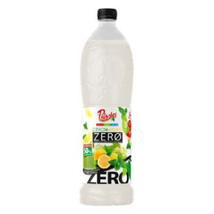 Pölöskei szörp, ZERO, citrom-menta/házi limonádé ízű, 1 liter