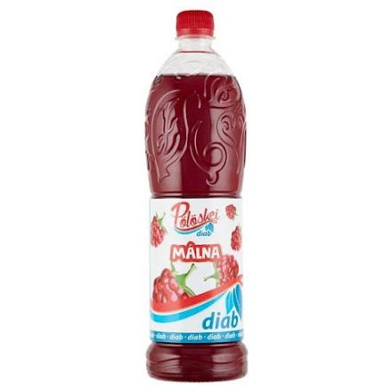 Pölöskei szörp, diabetikus, málna ízű, 1 liter