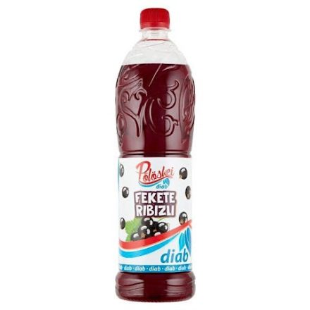 Pölöskei szörp, diabetikus, fekete ribizli ízű, 1 liter