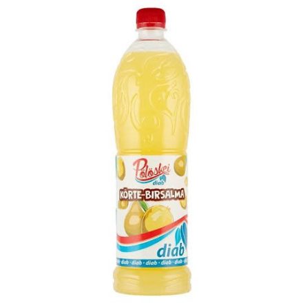 Pölöskei szörp, diabetikus, körte-birsalma ízű, 1 liter