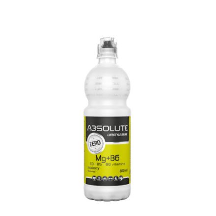 Absolute Lifestyle Magnézium+B vitaminok, málna ízű ital, 600 ml