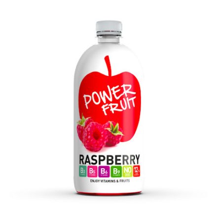 Power Fruit Málna ízű ital, Magnéziummal és B-vitaminnal, 750ml