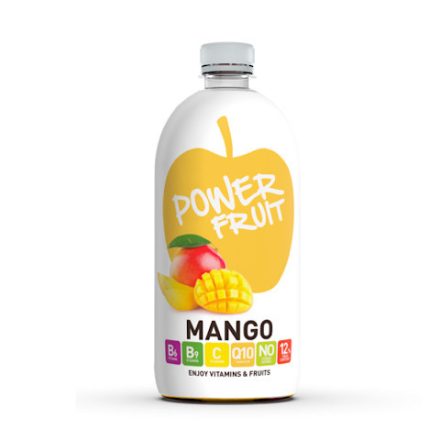 Power Fruit Mangó ízű ital, Q10, C- és B-vitaminokkal, 750ml