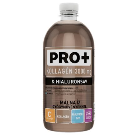 Pro+ Kollagén+Hialuronsav, Málna ízű ital, 750ml