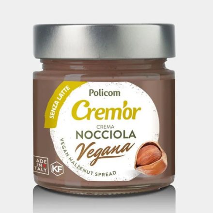 Crem'or VEGÁN mogyorókrém 20%, 240g