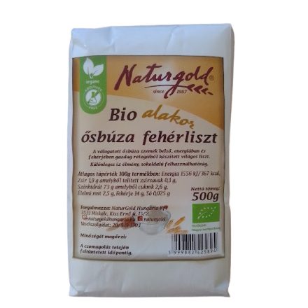 Naturgold bio alakor ősbúza fehérliszt 500 g